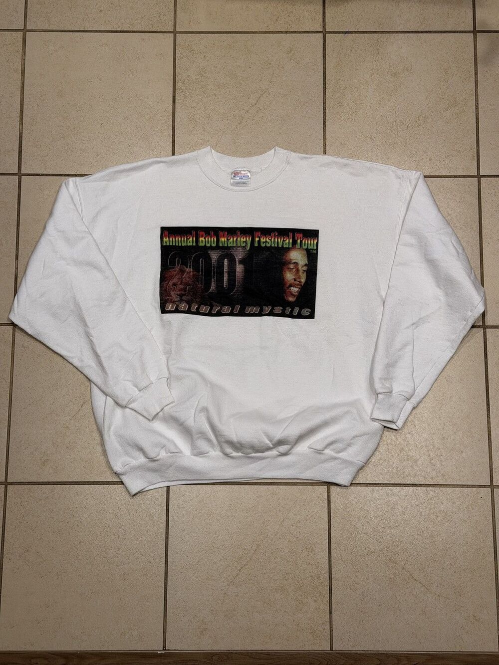 Vintage Bob Marley 2001 tour crewneck